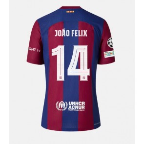 Barcelona Joao Felix #14 Domácí Dres 2023-24 Krátký Rukáv
